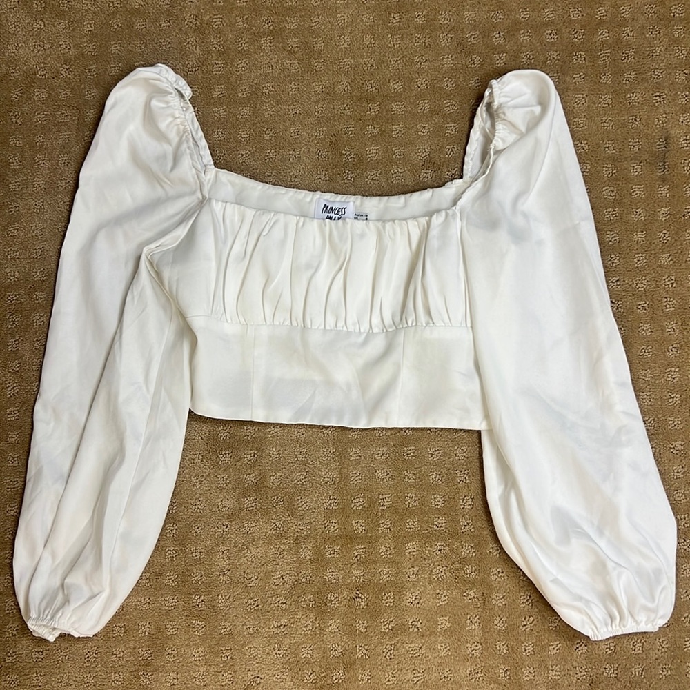 Princess Polly corset long sleeve blouse